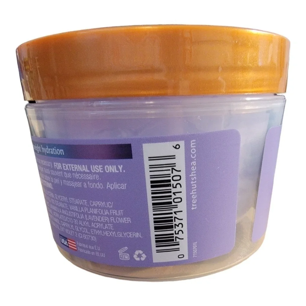 Tree Hut Lavender Whipped‎ Shea Body Butter 240g 8.4oz Helps Calm Senses